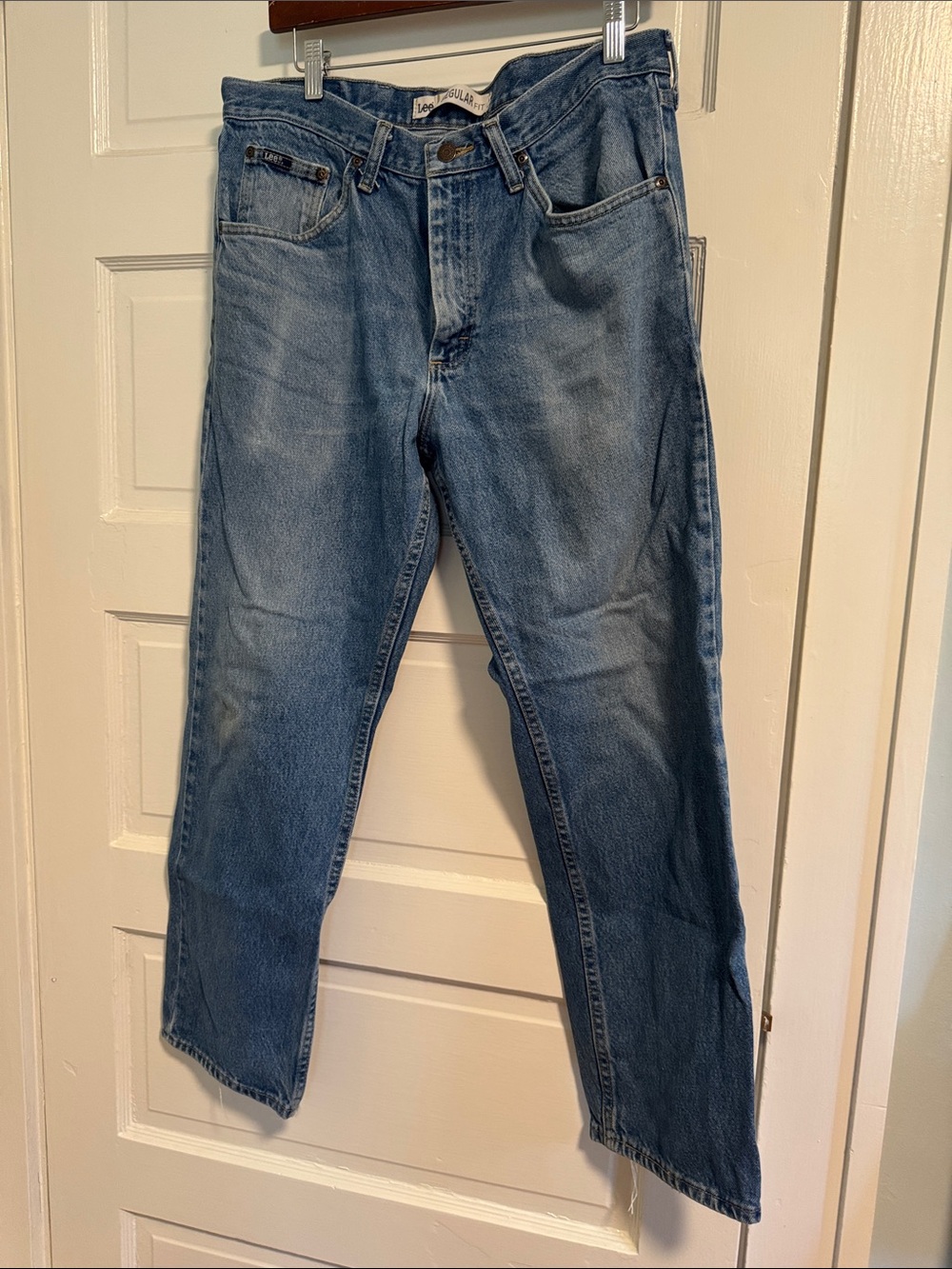 Lee Relaxed Fit Men's Denim Jeans - Light Blue Wash